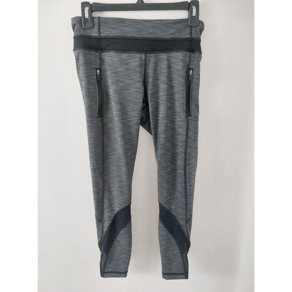 Lululemon Inspire Tight II Space Dye Camo Black Dark Slate Sz 6 - Picture 2 of 15